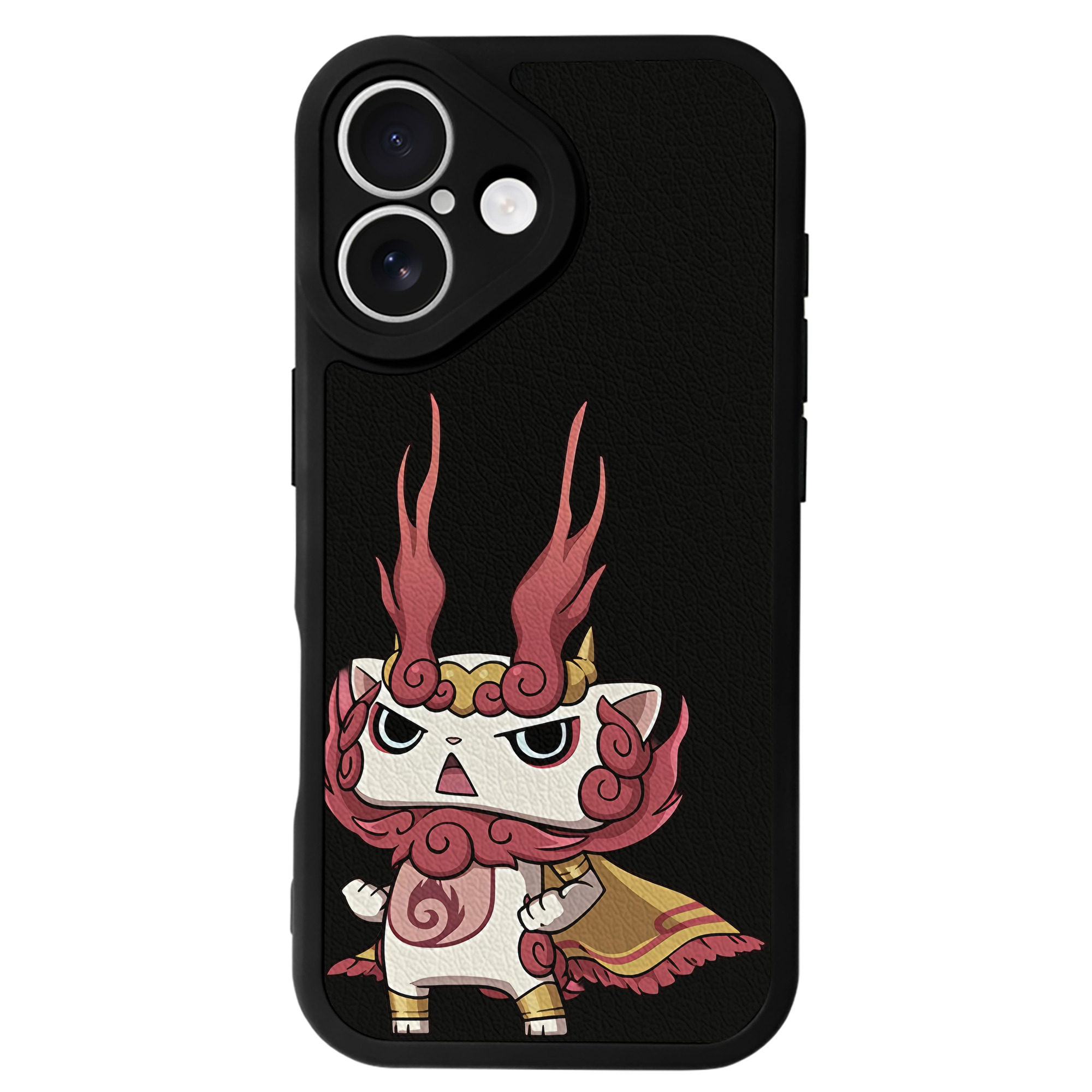 （画像用） 妖怪ウォッチ Yo-kai Watch 【iPhone 16シリーズ対応】シリコンスマホケース（レザー調） 材質：シリコン